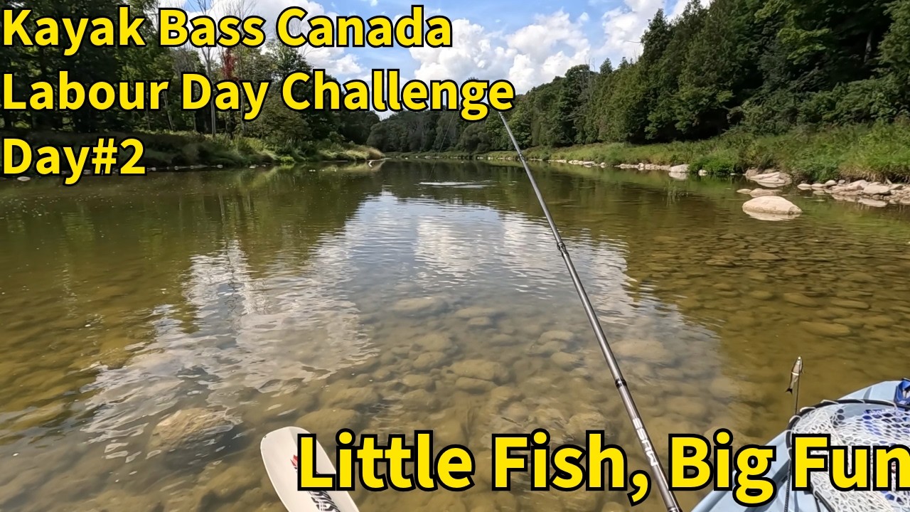 Disappointment can be fun Day#3 Kayak Bass Canada Labour Day Challenge
