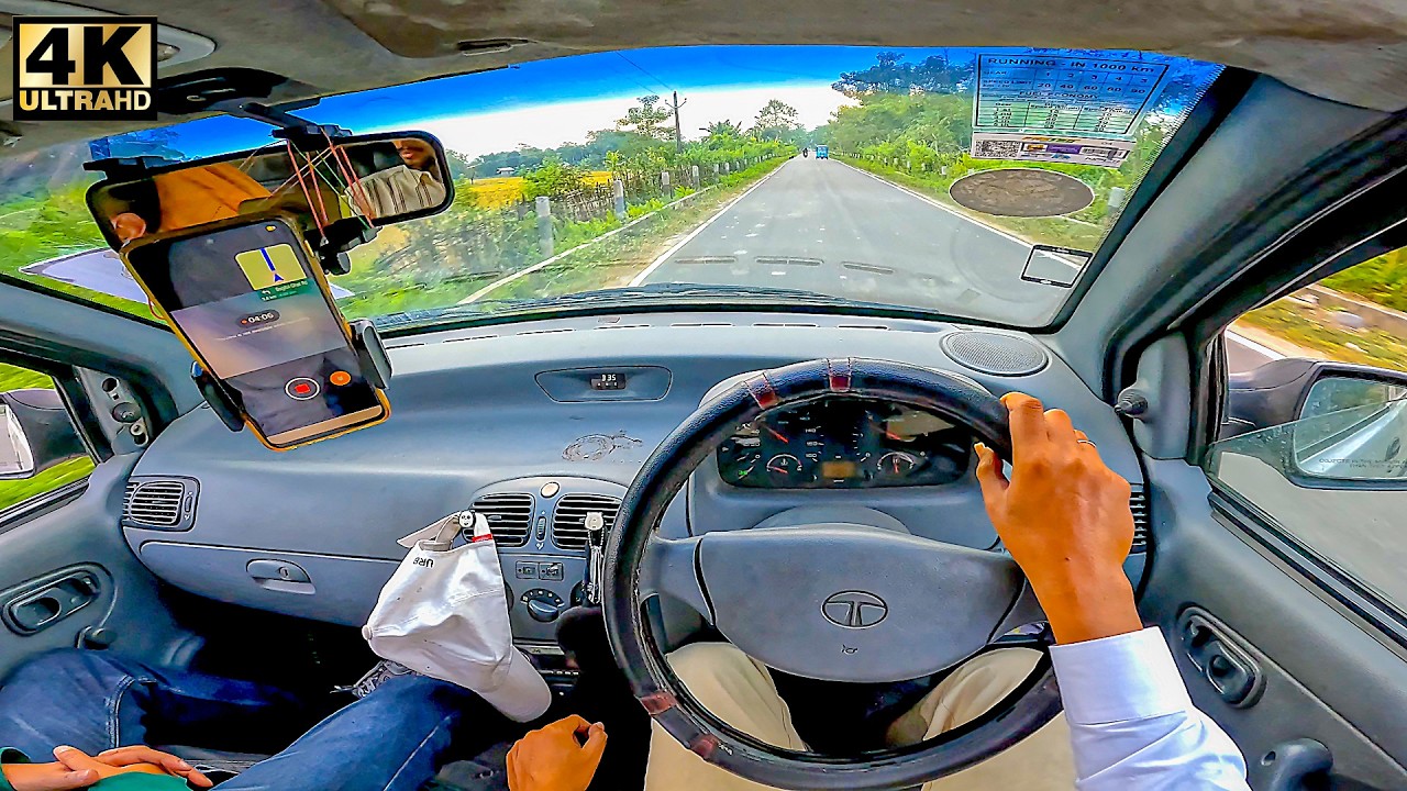 ESCAPE TO COUNTRY SIDE IN ASSAM - Dibrugarh | POV Drive ASMR |Travel With Indica