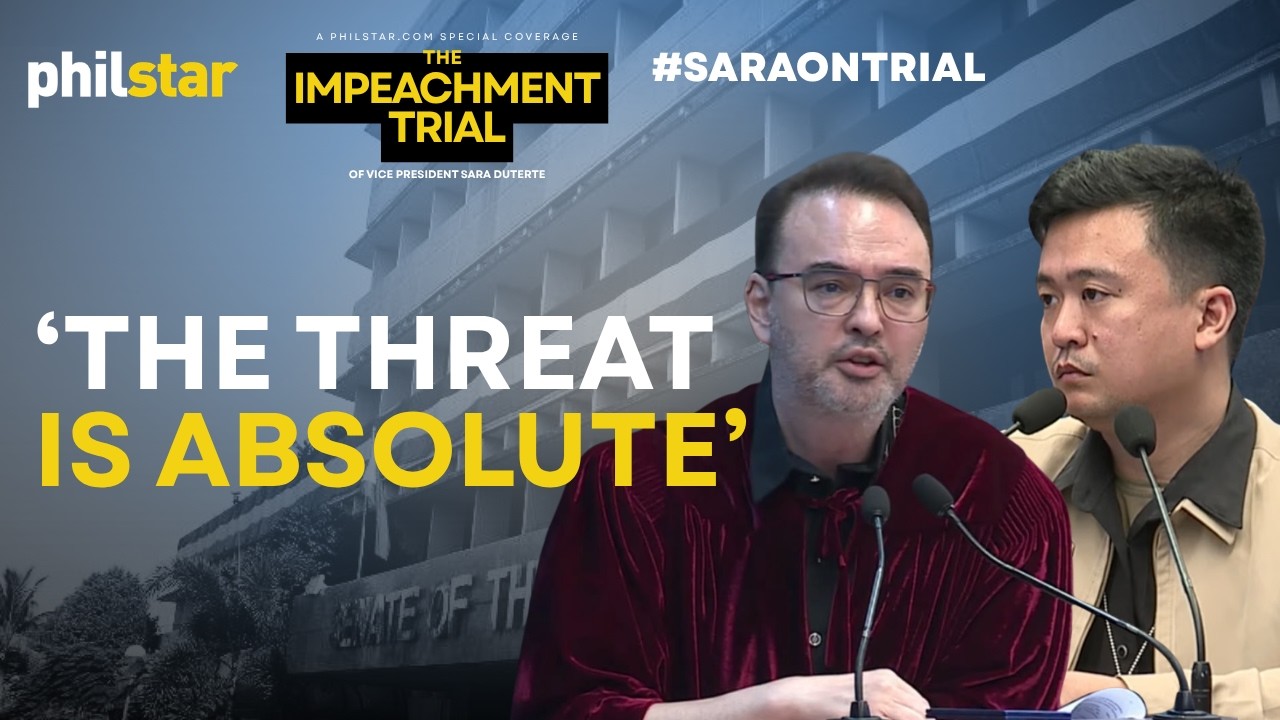 Conditional o absolute threat? Calilung sa pahayag ni VP Sara Duterte