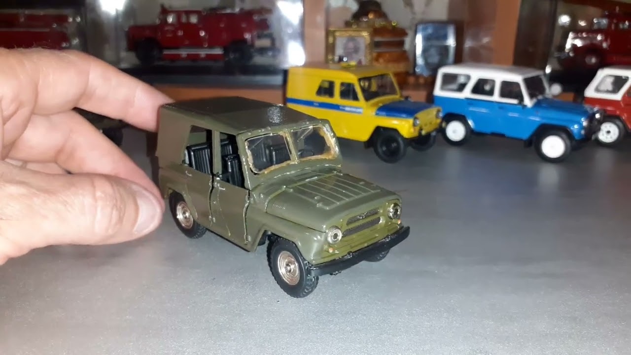 г.Плавск.Обзор моделей 1/43.Уаз 469.