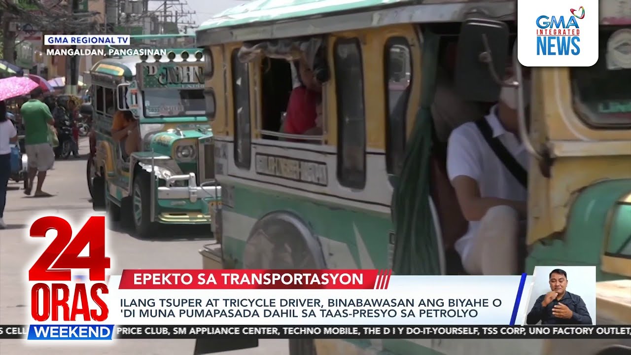 Another transport strike set on Monday set aside | 24 Oras Weekend