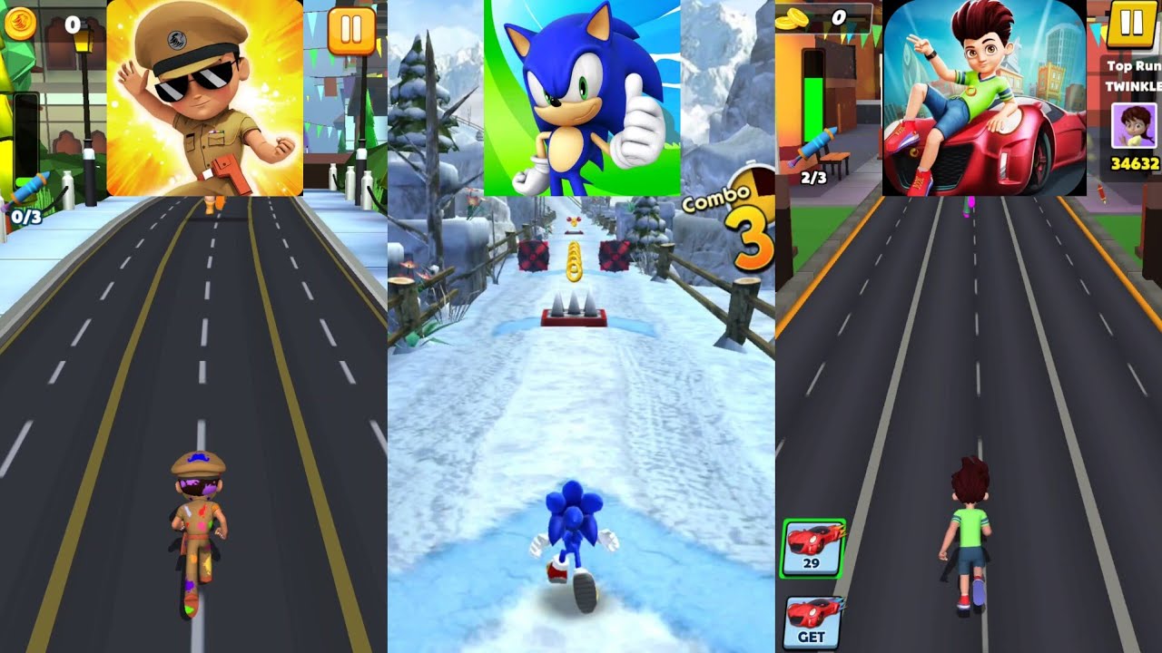 Little Singham 🆚 Sonic Dash 🆚 Kicko & Super Speedo Новое обновление