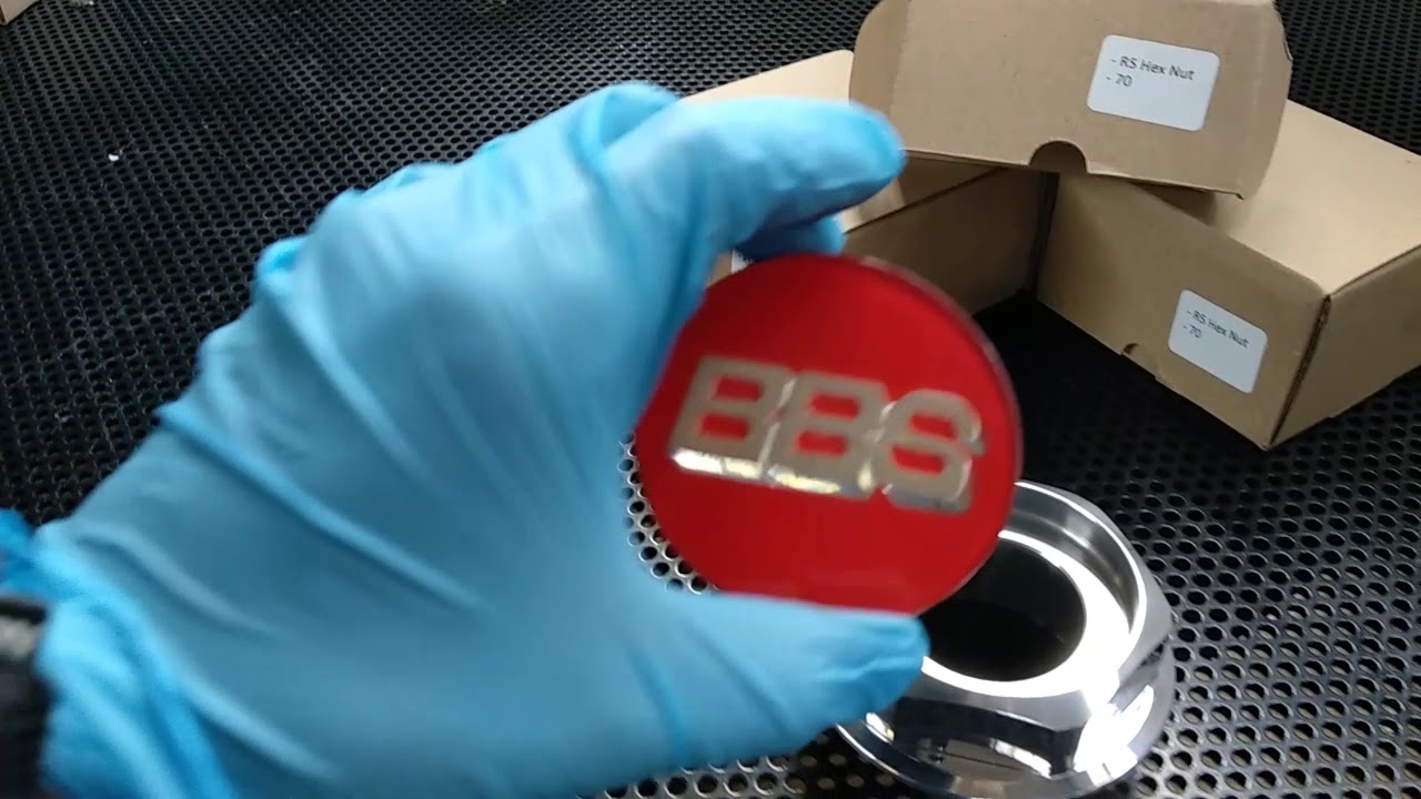 BBS RS RSII RC Polished Hex nuts