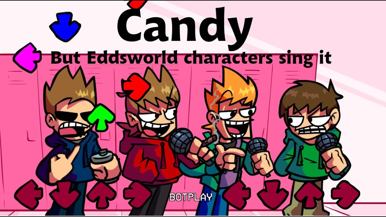 [FNF]Candy but Eddsworld characters sing it