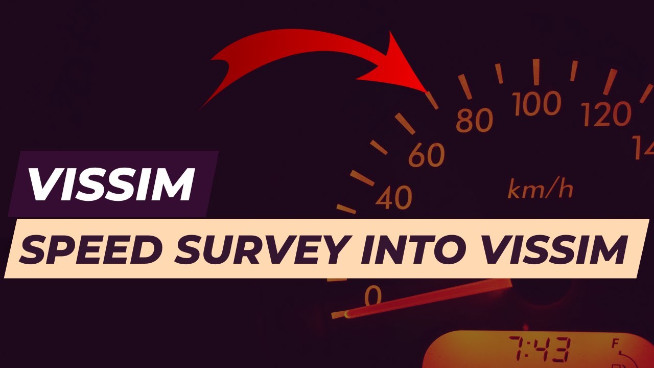 Vissim Tutorial - Convert speed survey data for Vissim