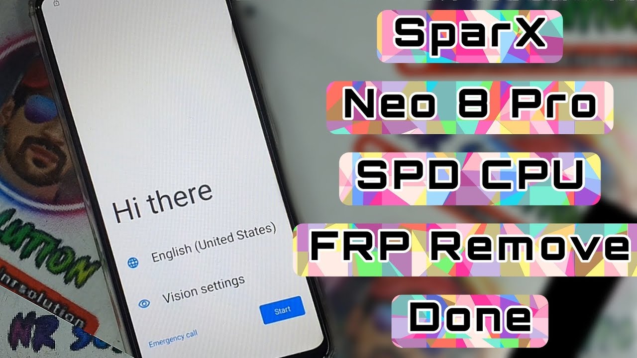 SparX Neo 8 Pro SPD CPU FRP Remove Done ...