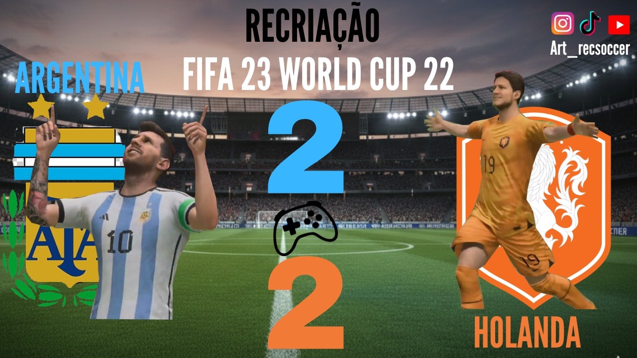 Duelo histórico digno de copa | Holanda 2 x 2 Argentina - Pênaltis 4 x 3 | Copa do Mundo 2022