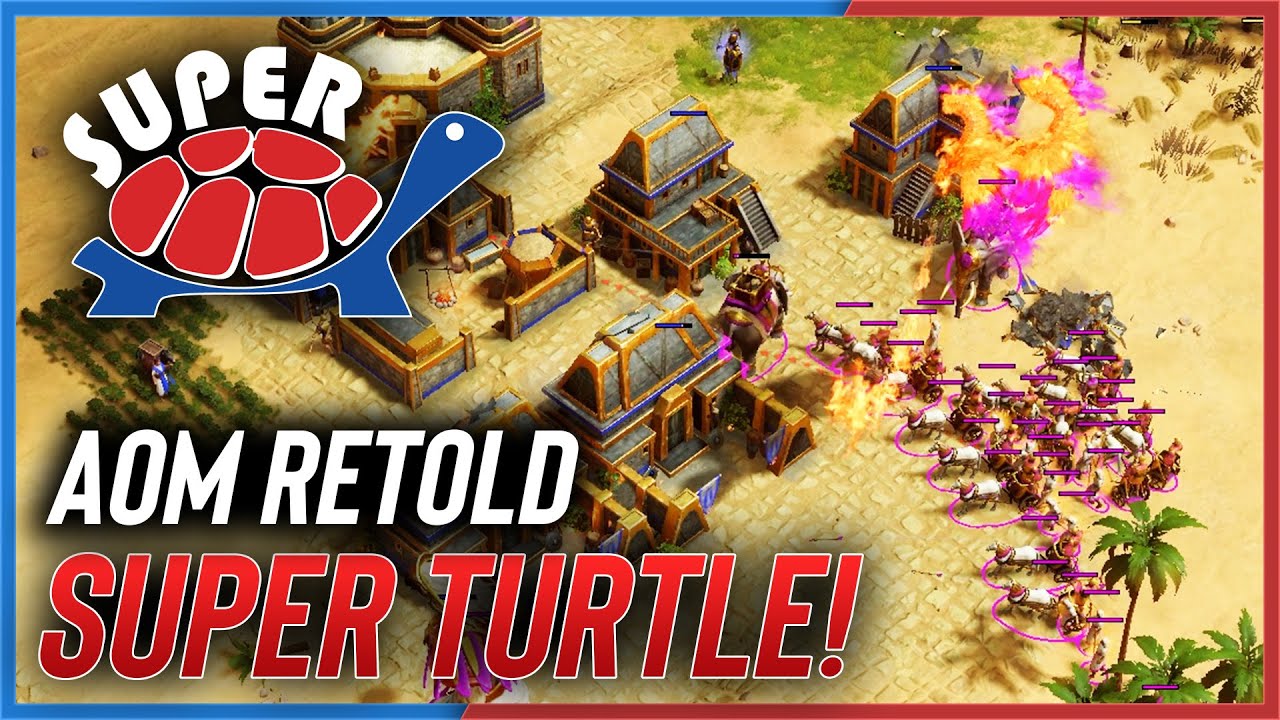 We SUPER TURTLED in Age of Mythology Retold and SURVIVED!