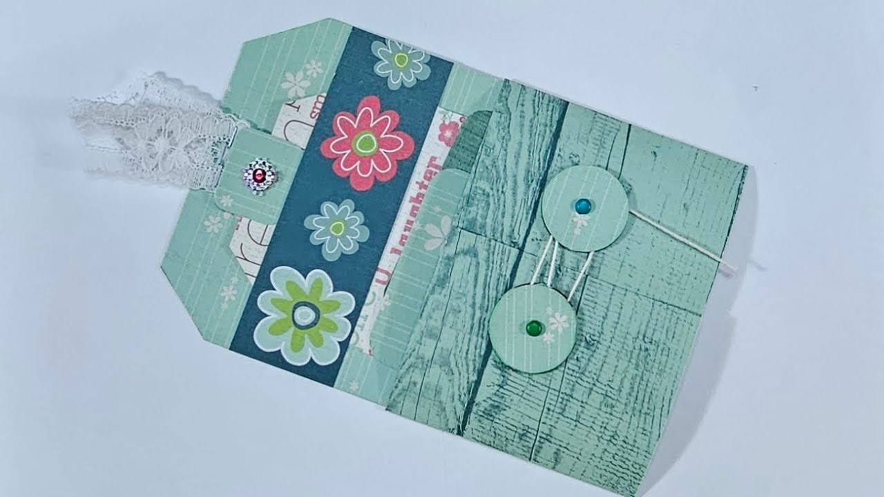 Journal Tag With Flips and Hidden Pocket