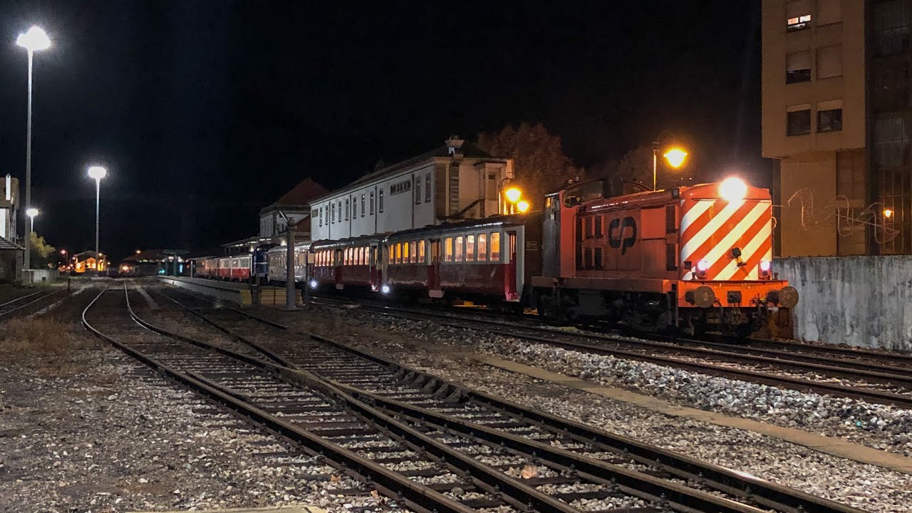 CP 1461 e 1424 - Manobras na estação da Régua, linha do Douro