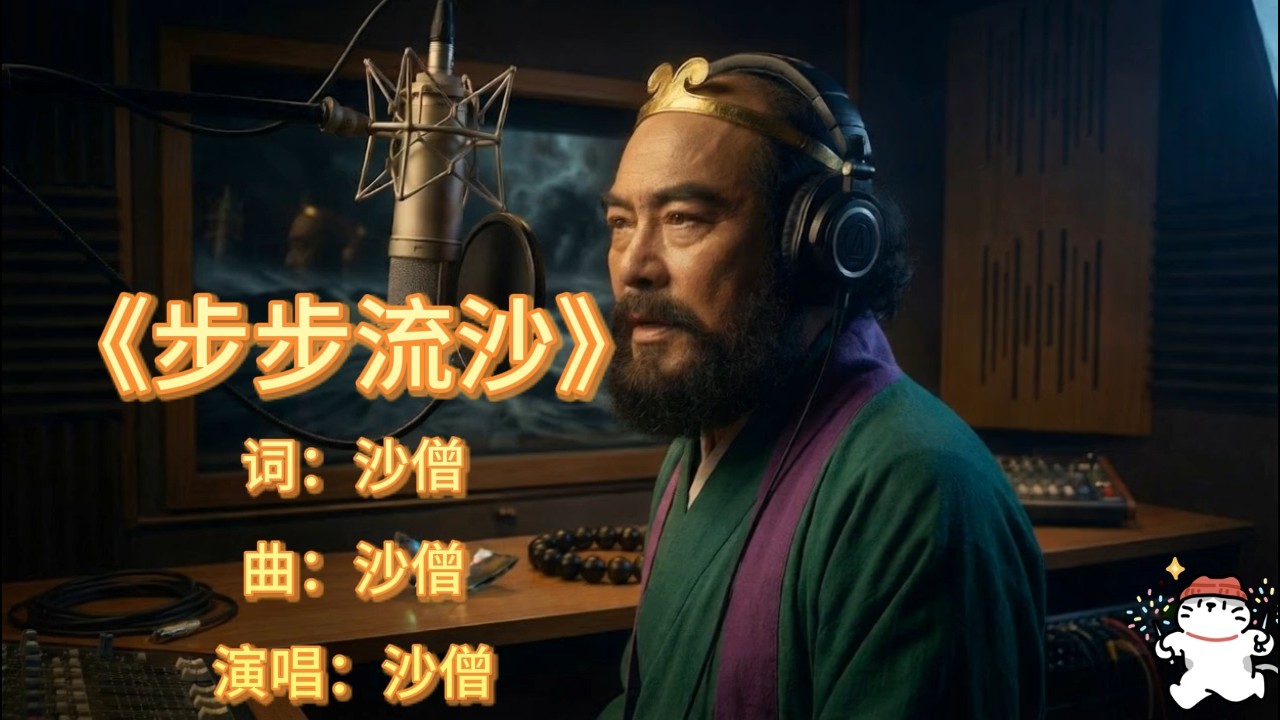 《步步流沙》The Silent Burden - 西游记沙僧的史詩獨白，獻給默默扛下一切的你 | AI生成歌曲 #viral #creative #治癒 #神曲 #中國風 #AI音樂 #感動