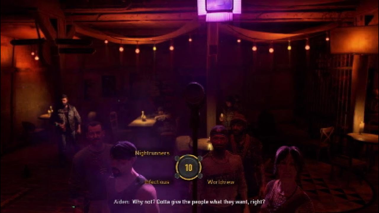 Dying Light 2: Aiden's rap in the Fish Eye - all possibles rhymes