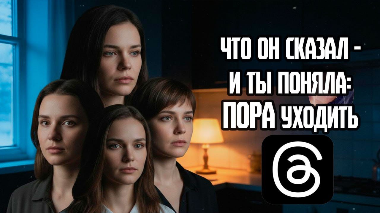 Что он сказал - и ты поняла: пора уходить 🖤| Истории из Threads �