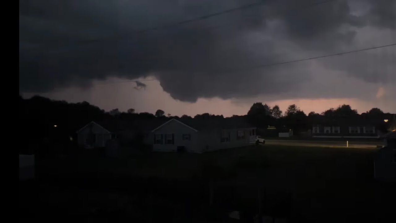 Dangerous severe thunderstorm with a tornado warning July 9th, 2025
