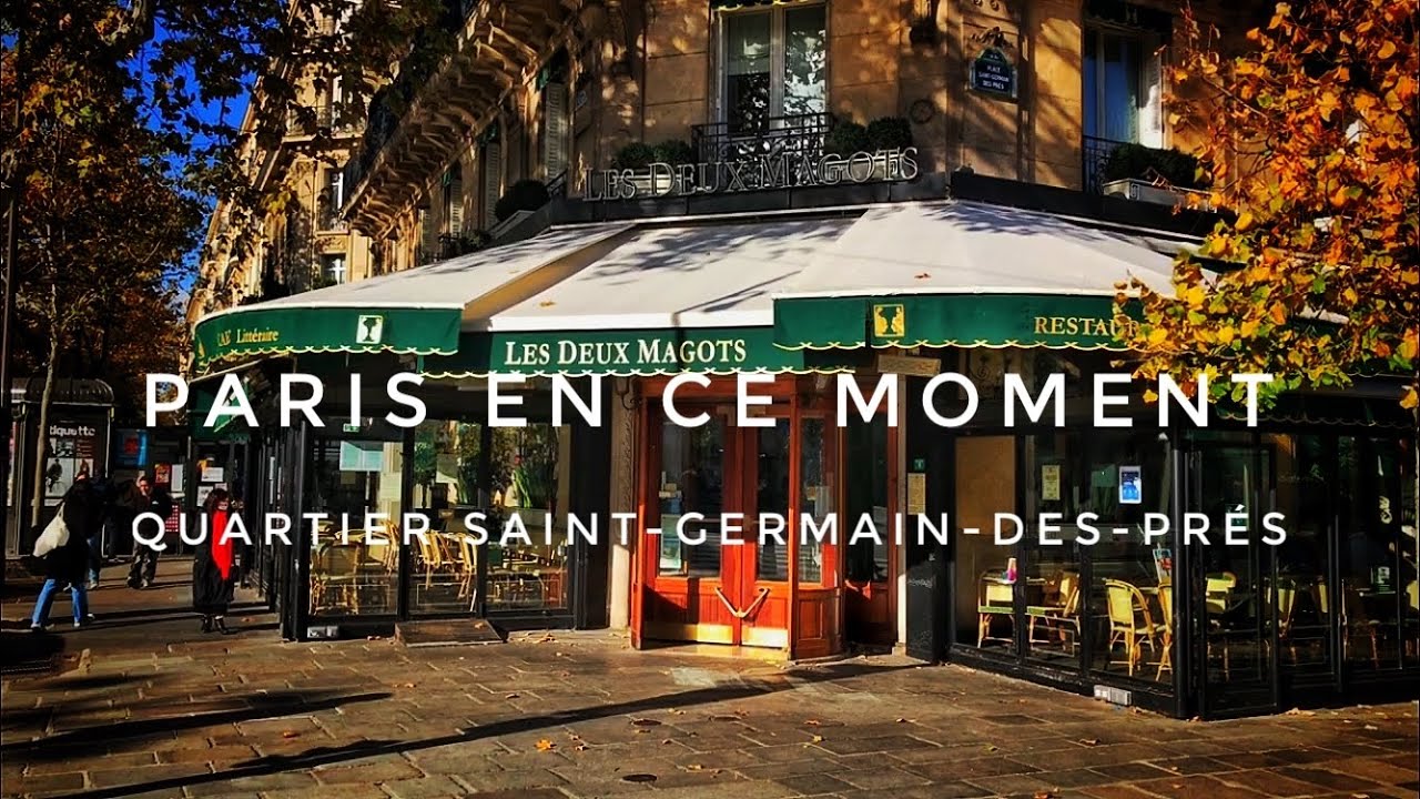 🇫🇷 WALK IN PARIS ( QUARTIER SAINT GERMAIN DES PRÉS ) 13/11/2020 PARIS 4K