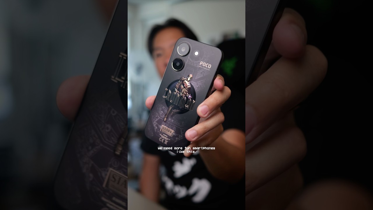 Это телефон Железного человека &mdash; POCO X8 Pro Iron Man Edition.