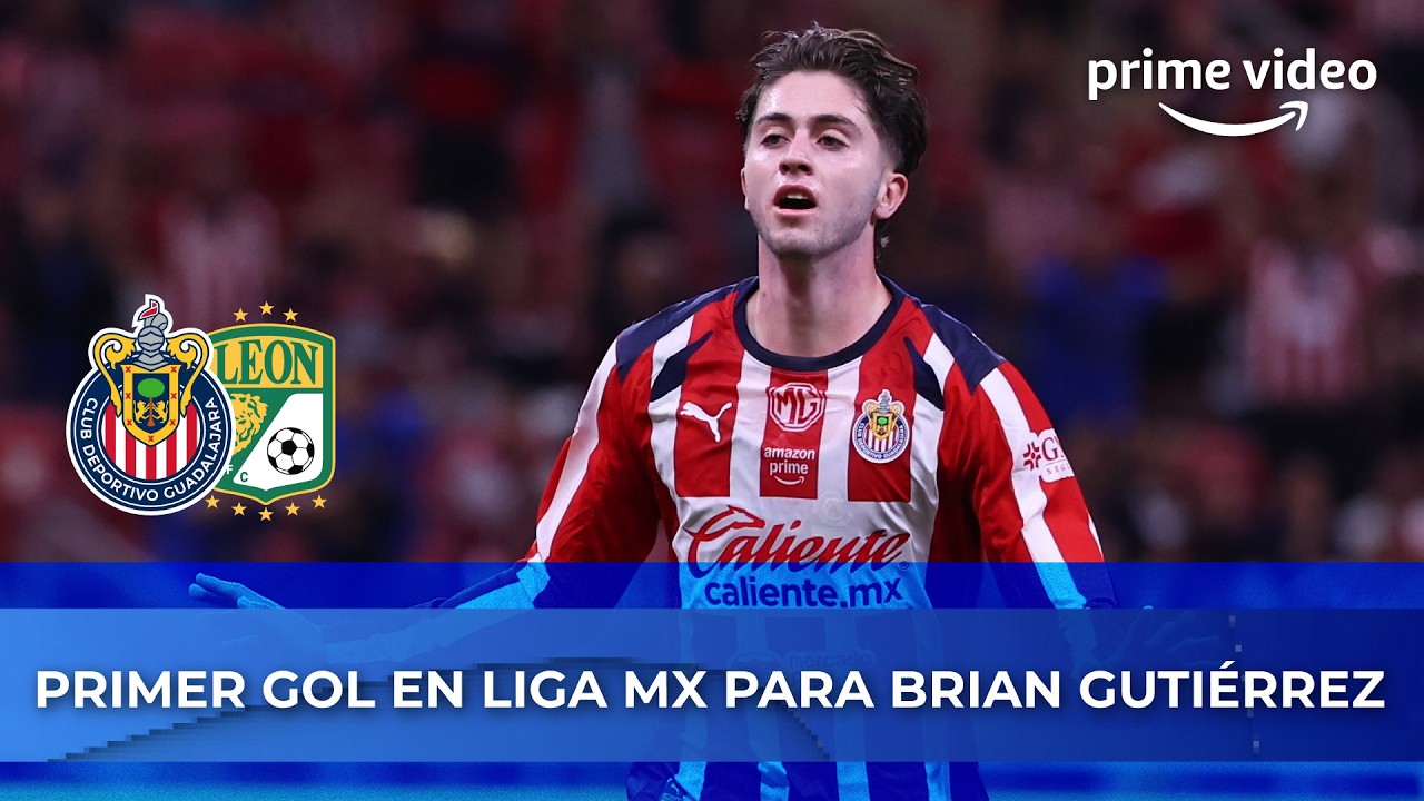 OBRA DE ARTE DE BRIAN GUTIÉRREZ ⚽️ | PRIMER GOL CON LOS ROJIBLANCOS 🇦🇹 | CHIVAS 1-0 LEÓN | CL26