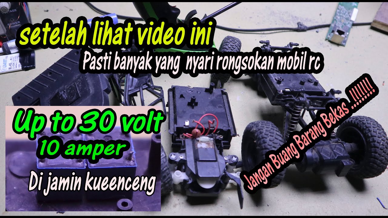 MODIFIKASI RC CAR MENGGUNAKAN RILAY UNTUK MENAMBAH SPED