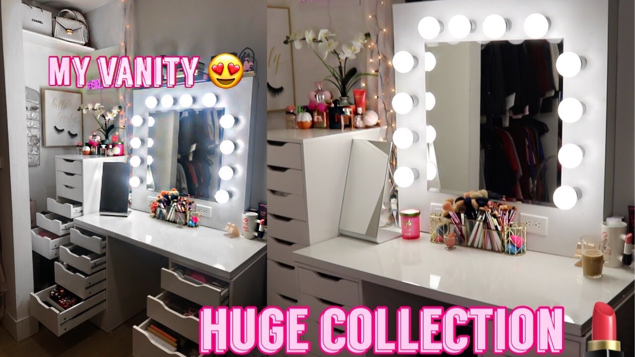 Makeup Collection + Vanity Tour! 2020! Organized!