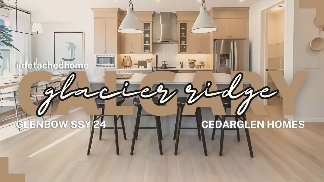 Cedarglen Homes | Glenbow 24 | 2175 Sf | 5 Bed | 3 Bath | Glacier Ridge | NW Calgary | Home for Sale