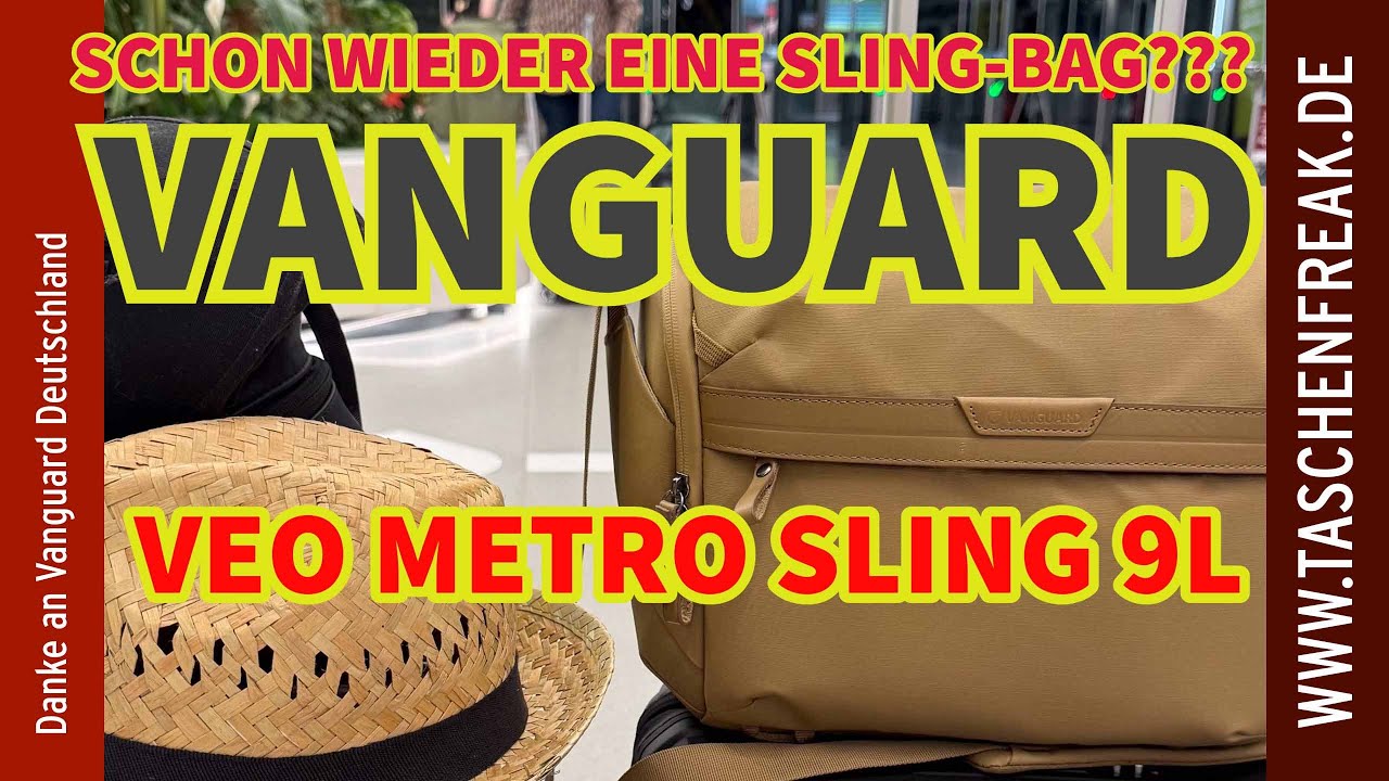 🎒 VANGUARD VEO METRO Sling 9L im CityTrip-Härtetest in Rom – Review & Verlosung! 🇮🇹📷