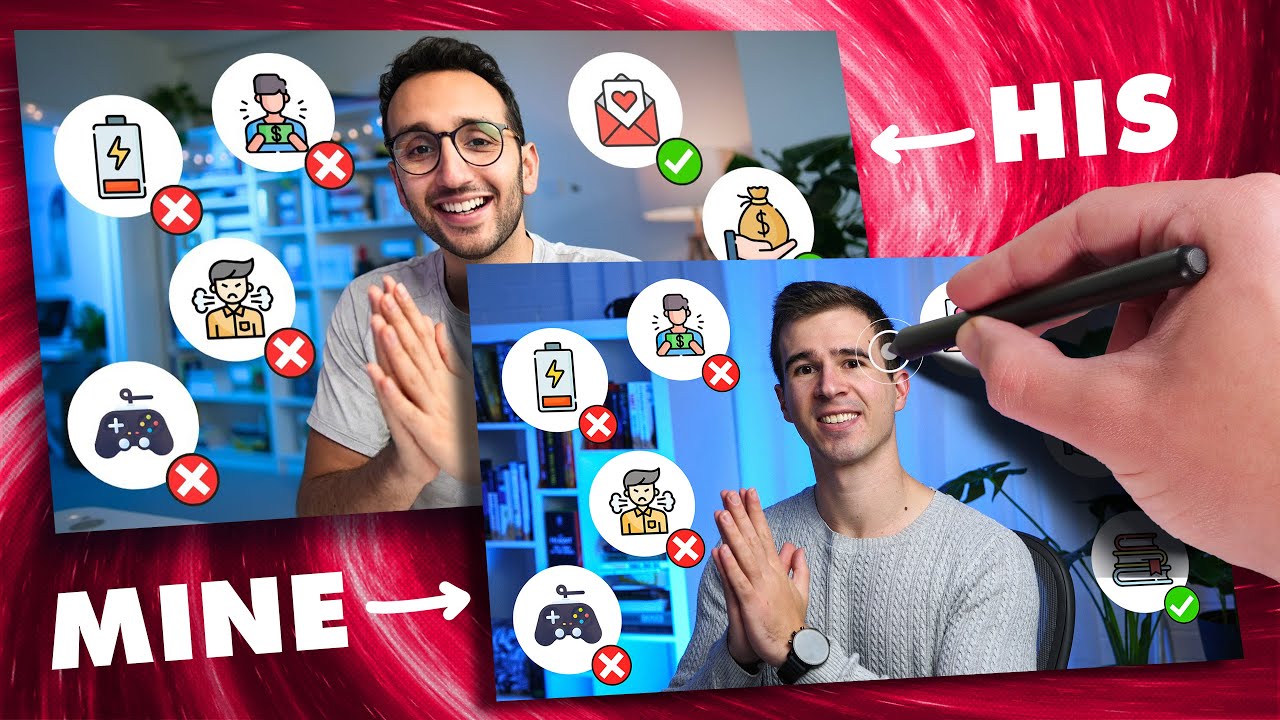Uncover Ali Abdaal's Secrets to Professional Thumbnails! - Photoshop & Canva