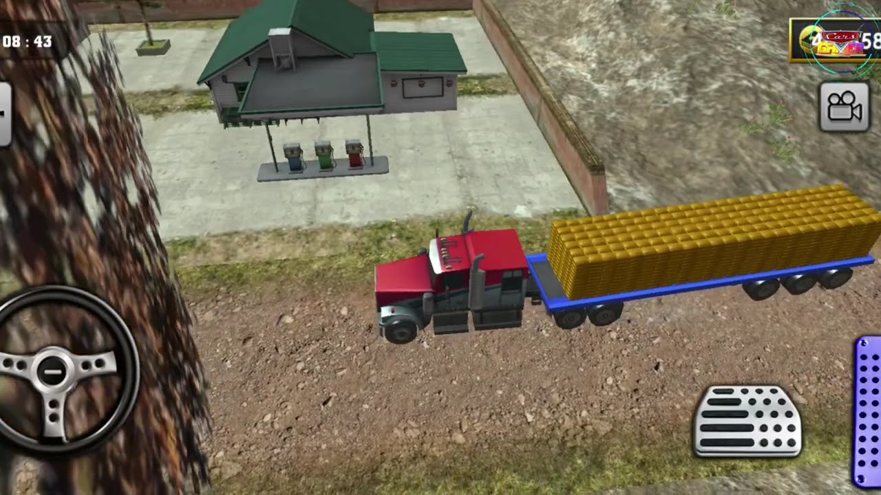 Uphill Gold Transport Truck - Android gameplay 