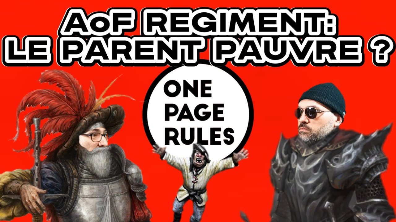AoF Régiments : le parent pauvre d'OPR ?