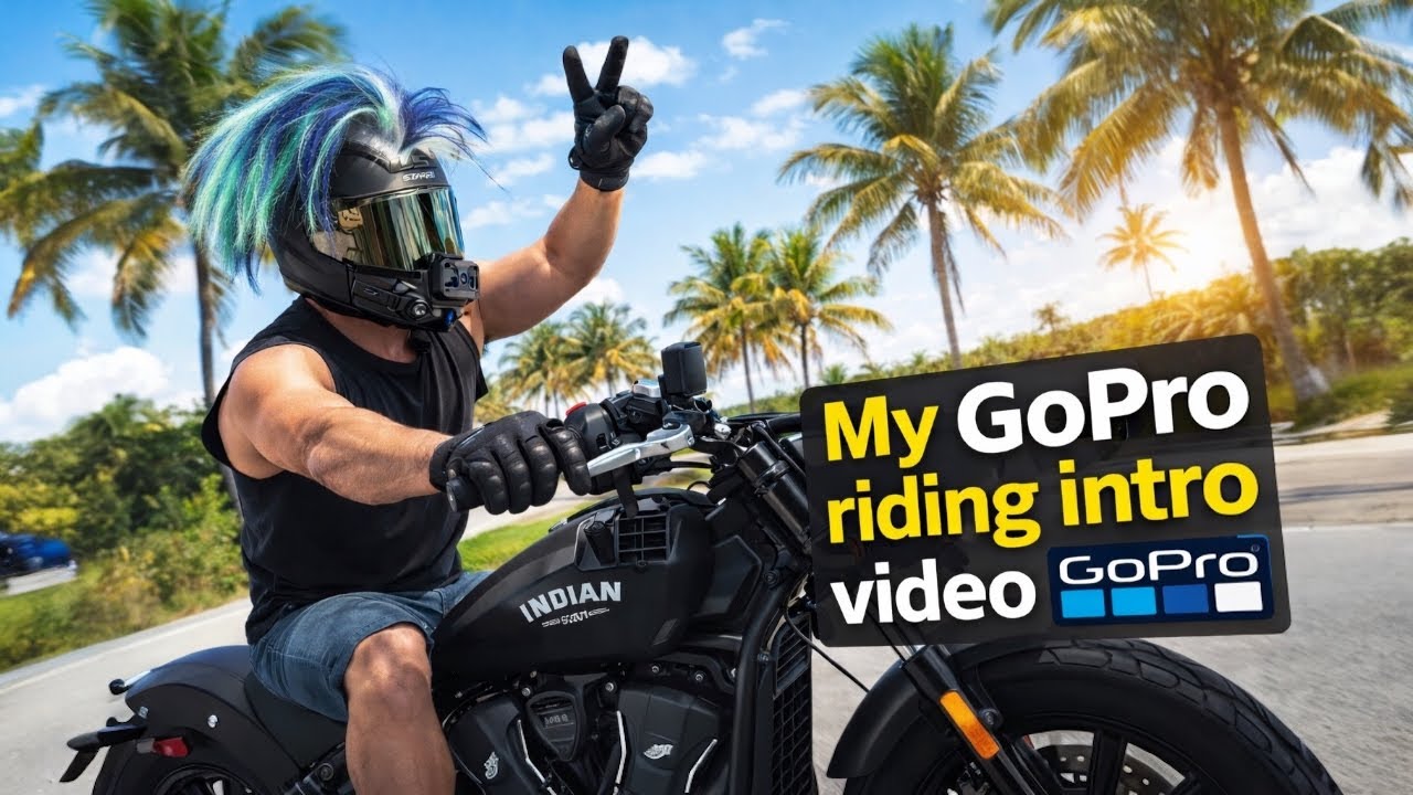 2025 Vance&Hines ( Indian Scout Bobber )Go Pro Hero 1st Vlog