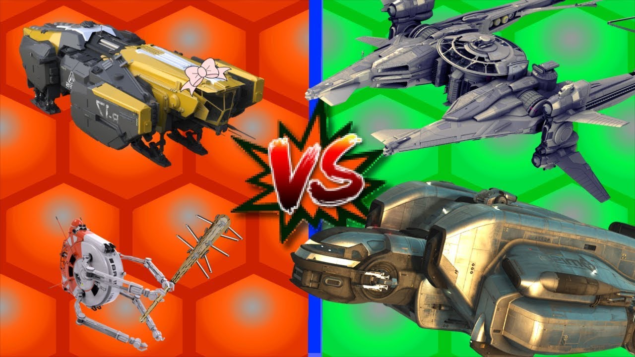 Star Citizen: Aegis Vulcan VS Starfarer and Crucible