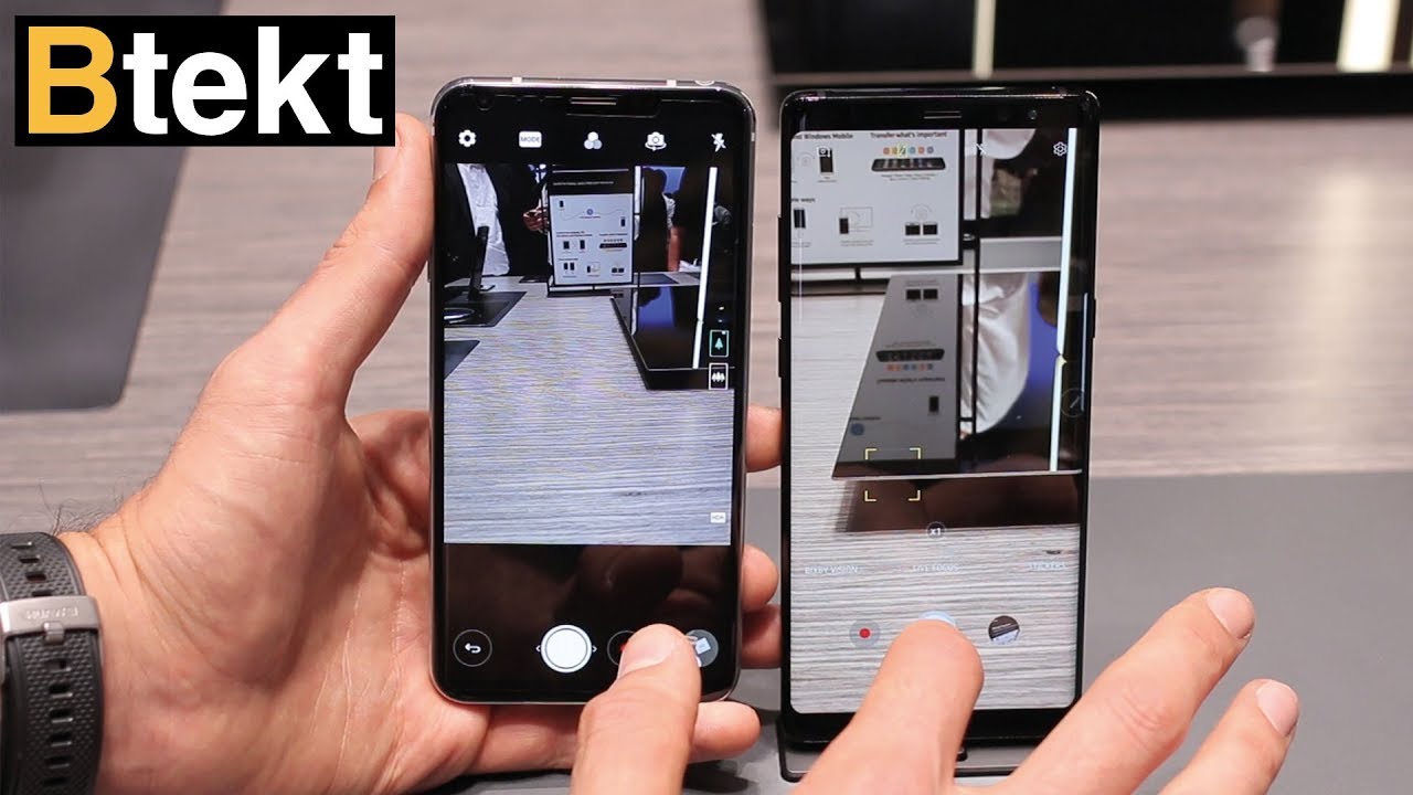 LG V30 vs Samsung Galaxy Note 8 - IFA 2017