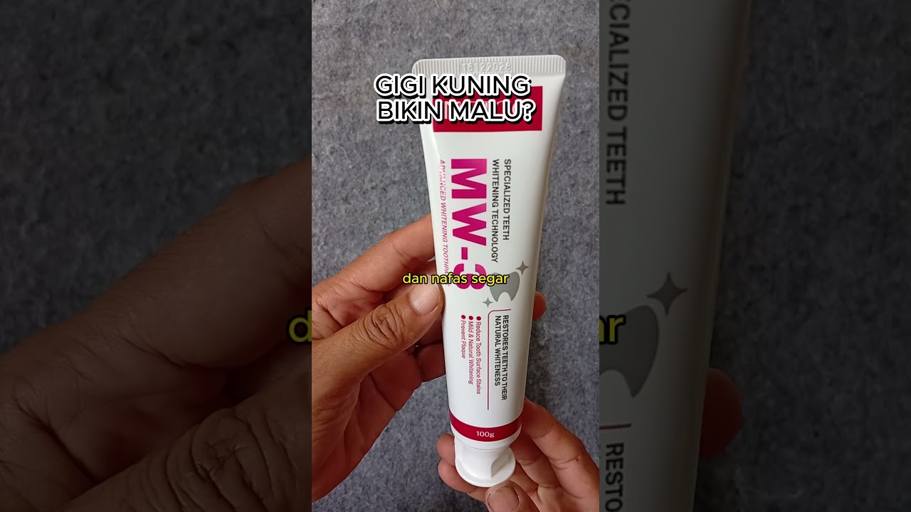 Gigi Kuning Bikin Malu Senyum? Metoo MW-3 Solusinya