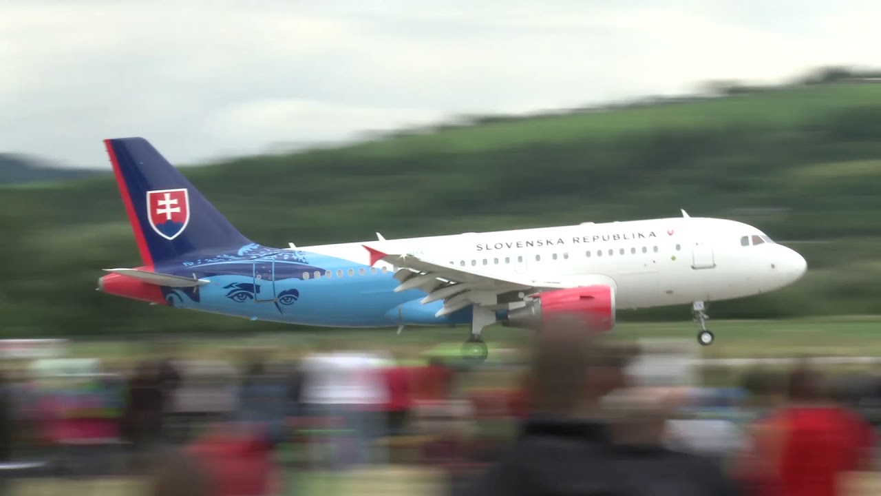 Letecký deň UNIZA: Airbus A319CJ a Fokker 100