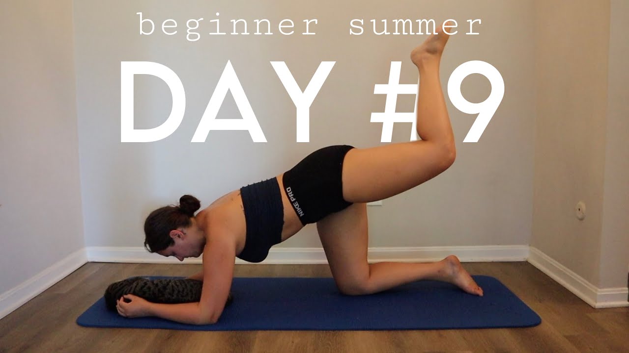 Day #9 Beginner Summer 30 Day Workout Challenge - Legs 15 Mins At Home No Equipment