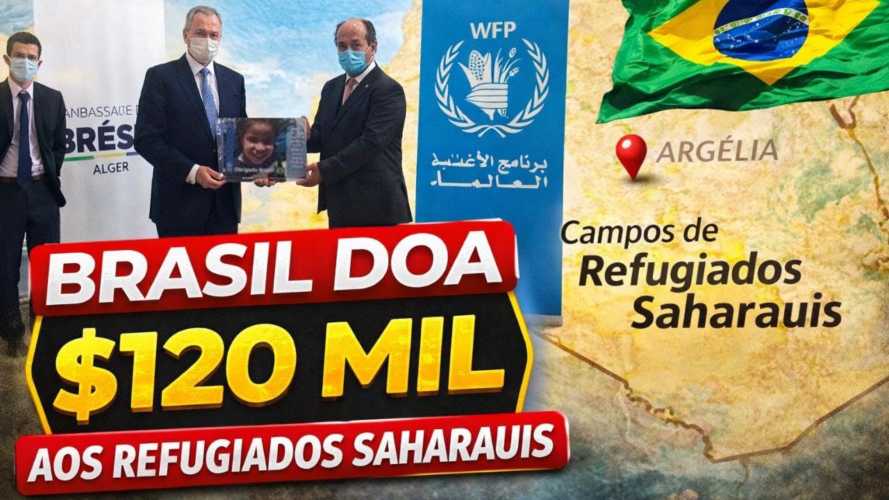 Brasil doa US$ 120 mil ao WFP para refugiados saharauis na Argélia