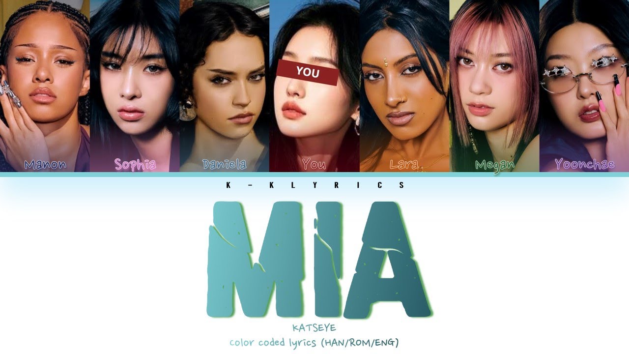 KATSEYE (캣츠아이) 'MIA' - You As Member |7 Members| [Karaoke]
