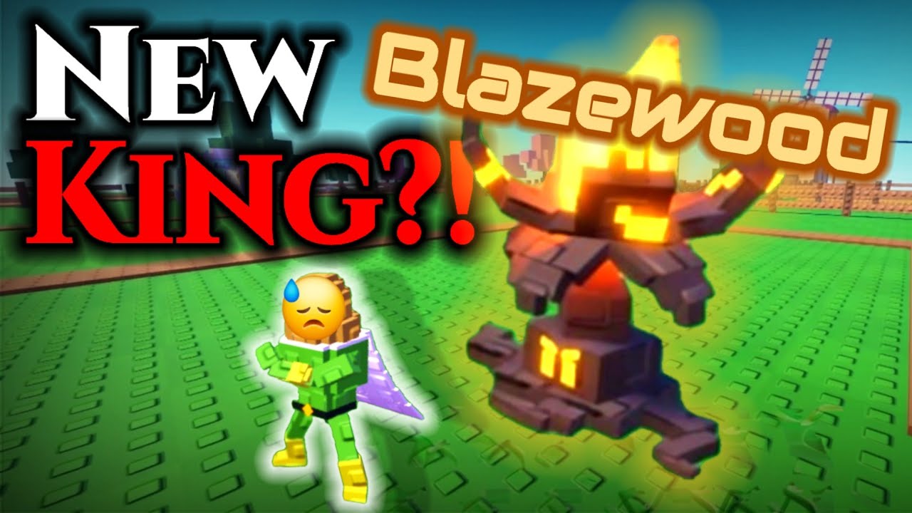 Blazewood vs. Strongest Punch Potato | The Best New AOE?! Garden Tower Defense Roblox