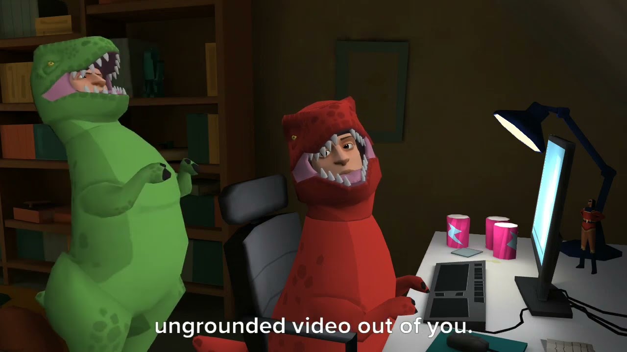 Dark Dinosaur makes an ungrounded video out of Evil Dinosaur/Grounded
