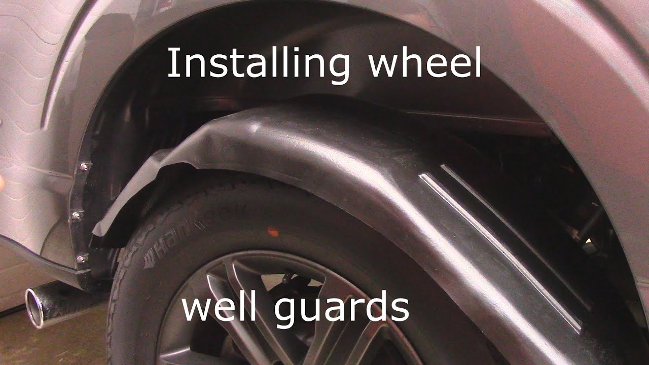 Husky wheel well guards on a 2021 F150