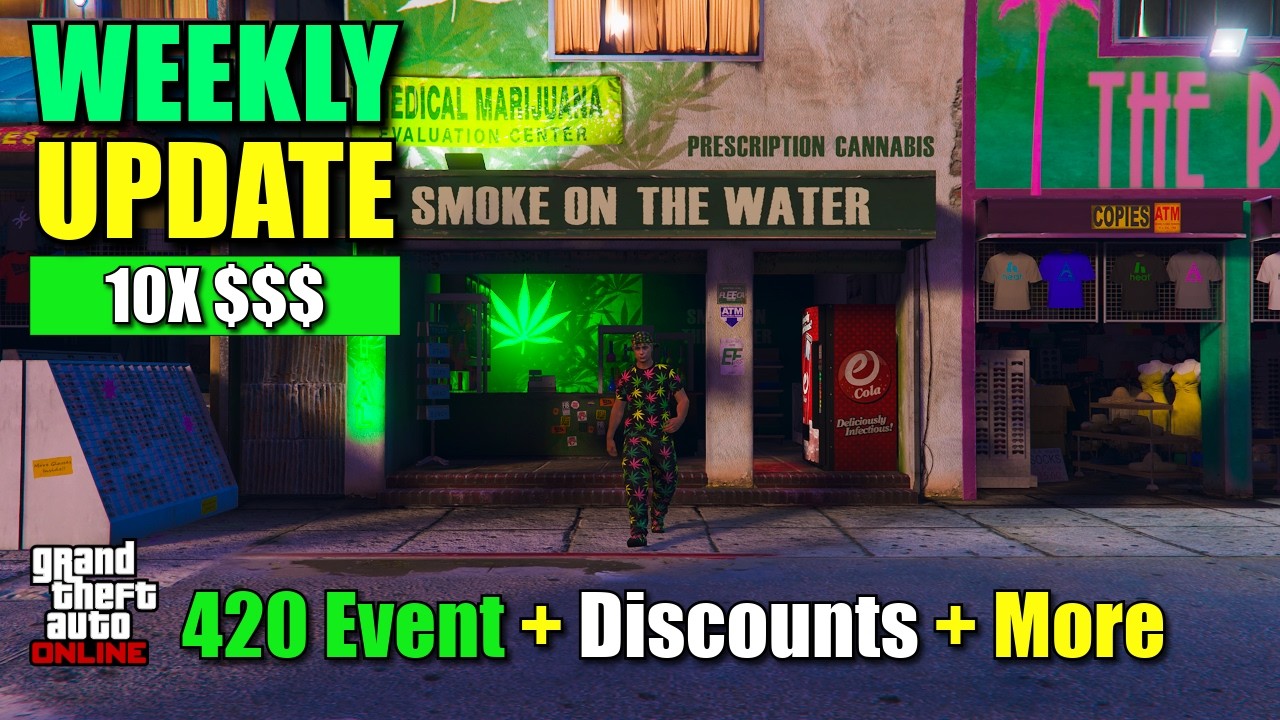 10X Money, 420 Bonuses and Discounts GTA Online Weekly Update