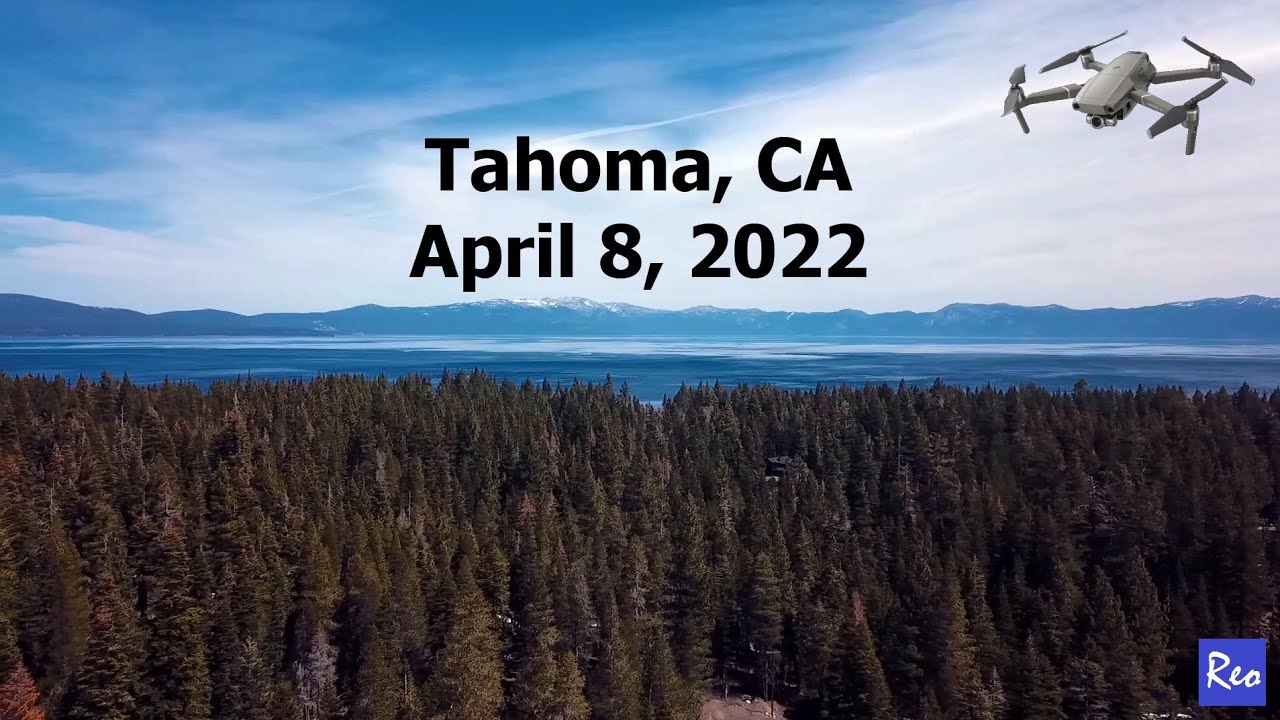 Drone Flight:  Airbnb Cabin at Tahoma, CA