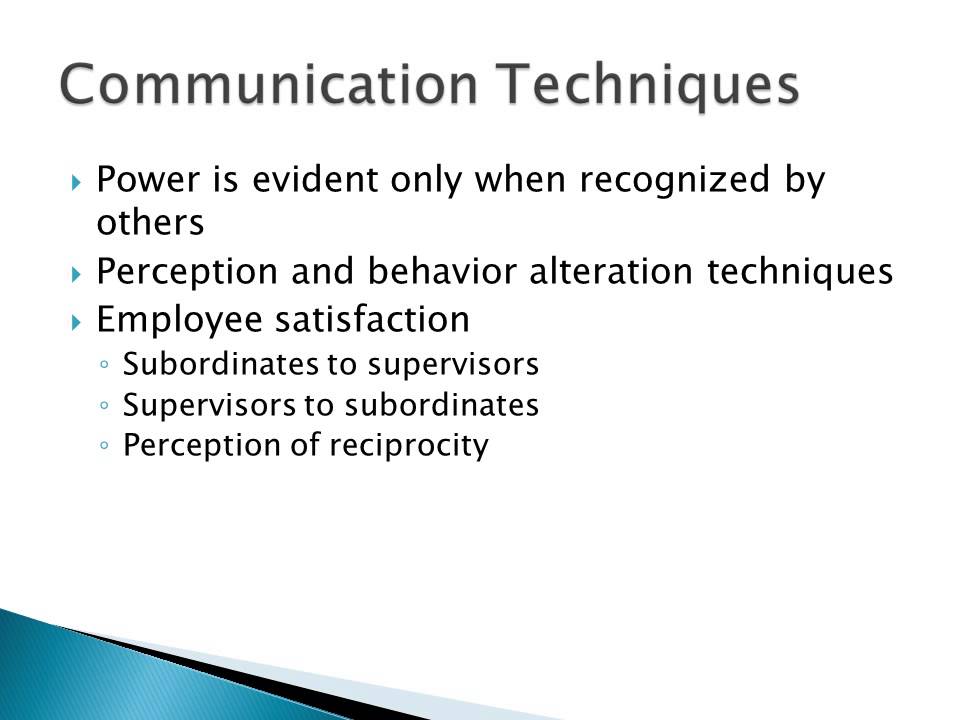Power and Influence