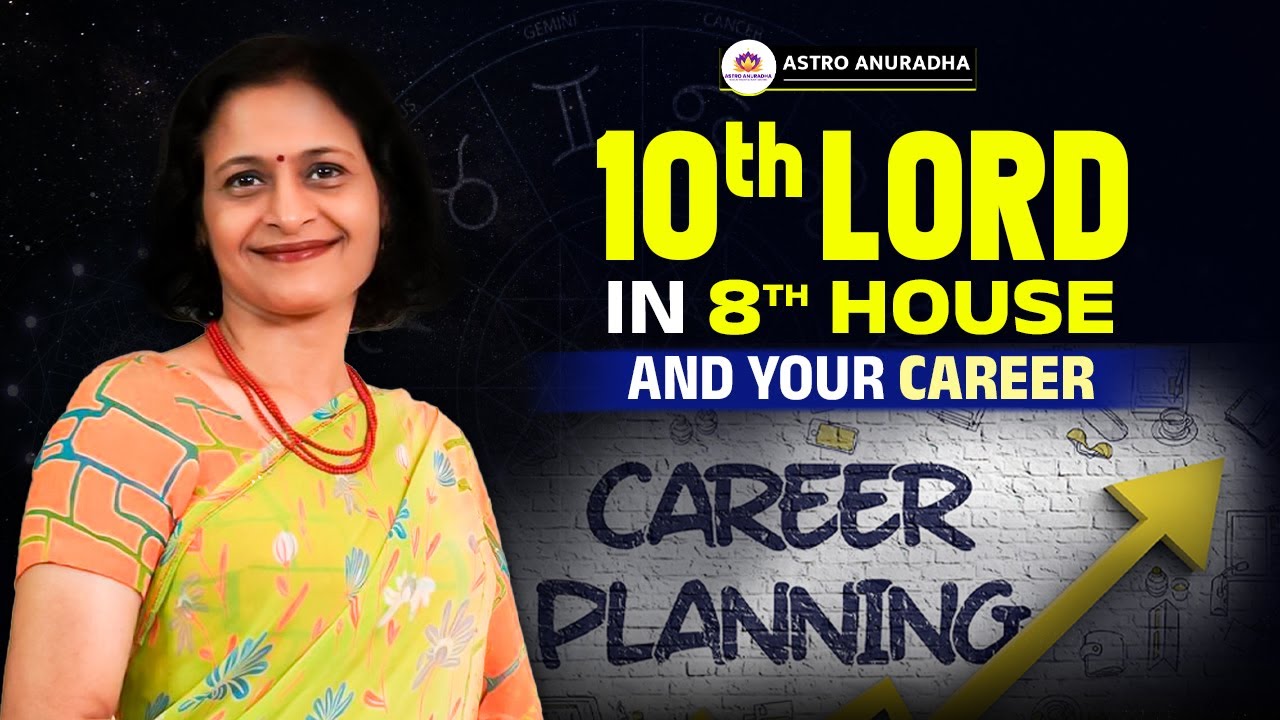 10th Lord in 8th House and Your Career | Career Astrology Explained by Anuradha Sharda