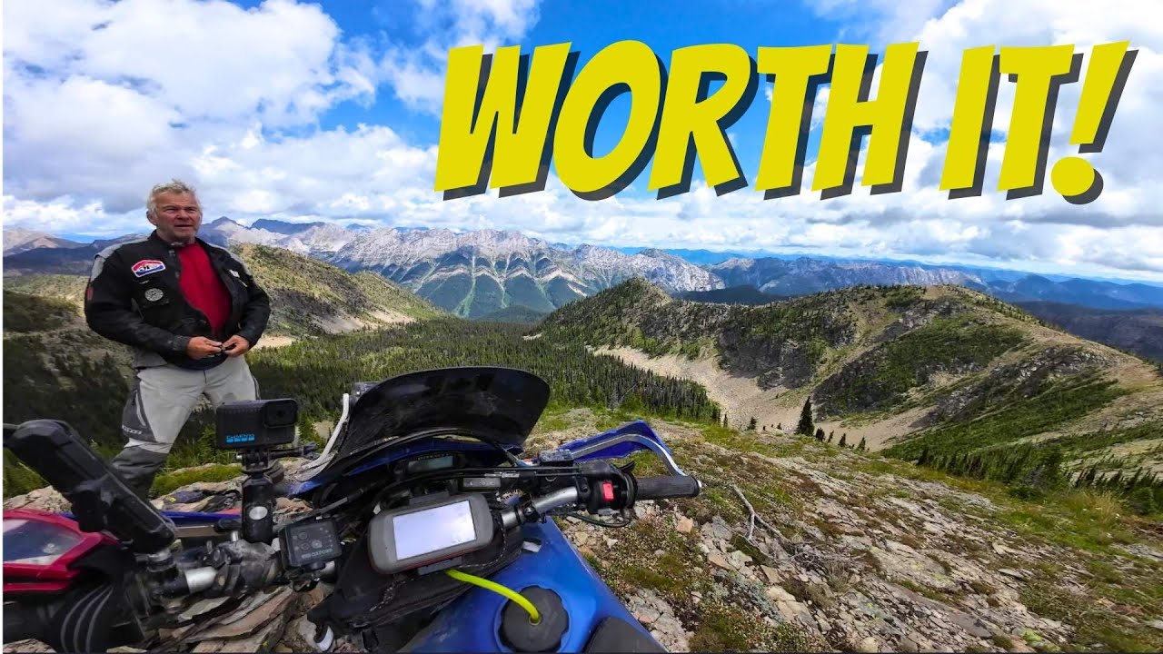 The Ride to this PEAK Made Camping in the Rain WORTH IT!