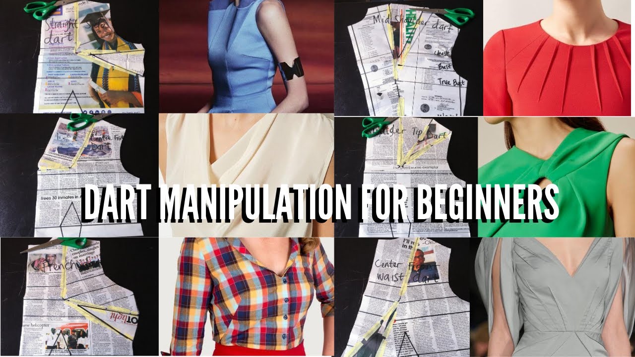 DART MANIPULATION PATTERN DRAFTING FOR BEGINNERS| using slash and spread method (BEGINNERS LEVEL)