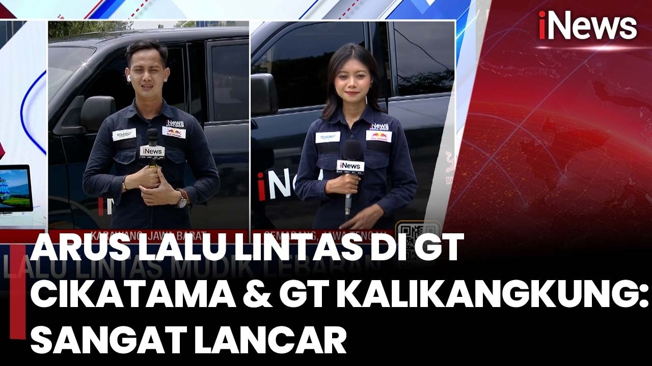 Arus Lalu Lintas di GT Cikatama & GT Kalikangkung: Sangat Lancar | iNews Siang 20/3