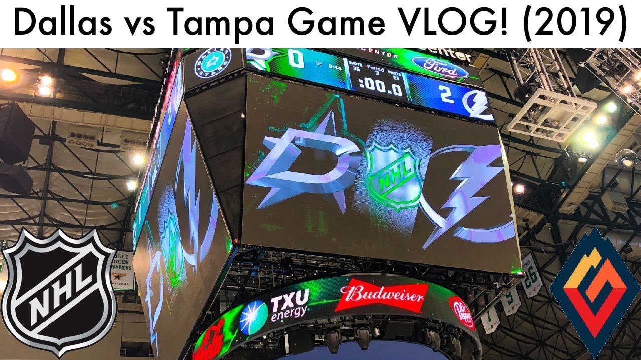 Stars vs Lightning Game VLOG! (NHL DAL vs TBL 2019)