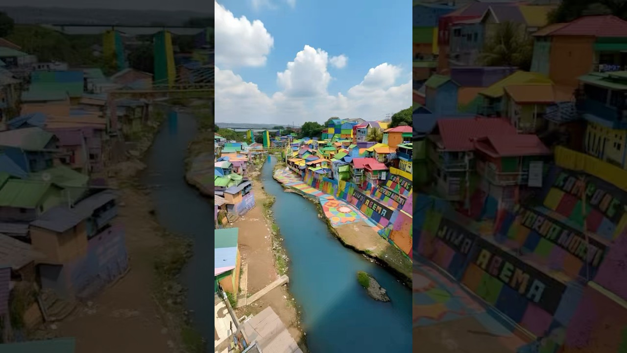 KAMPUNG WARNA WARNI JODIPAN MALANG INDONESIA