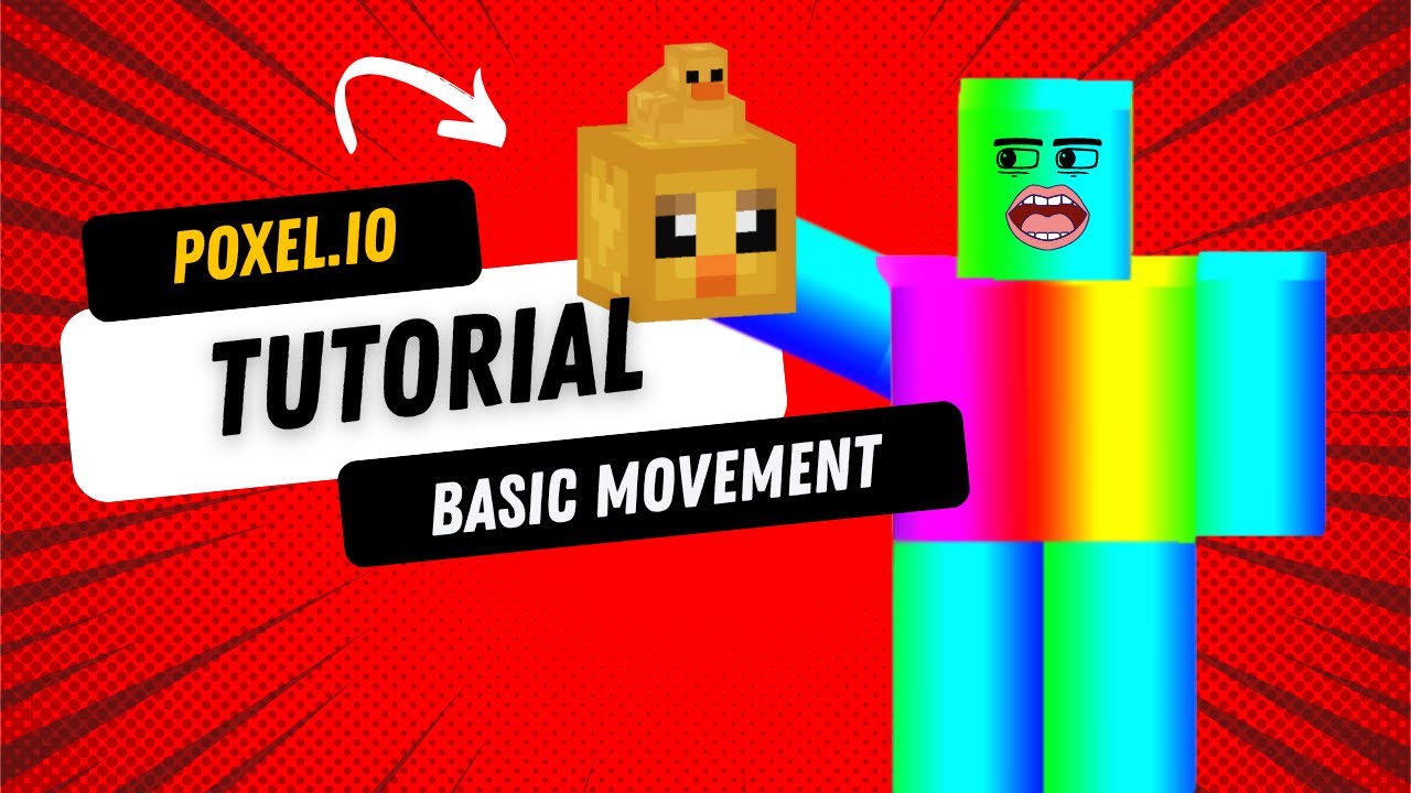 Basic Poxel.io movement tutorial