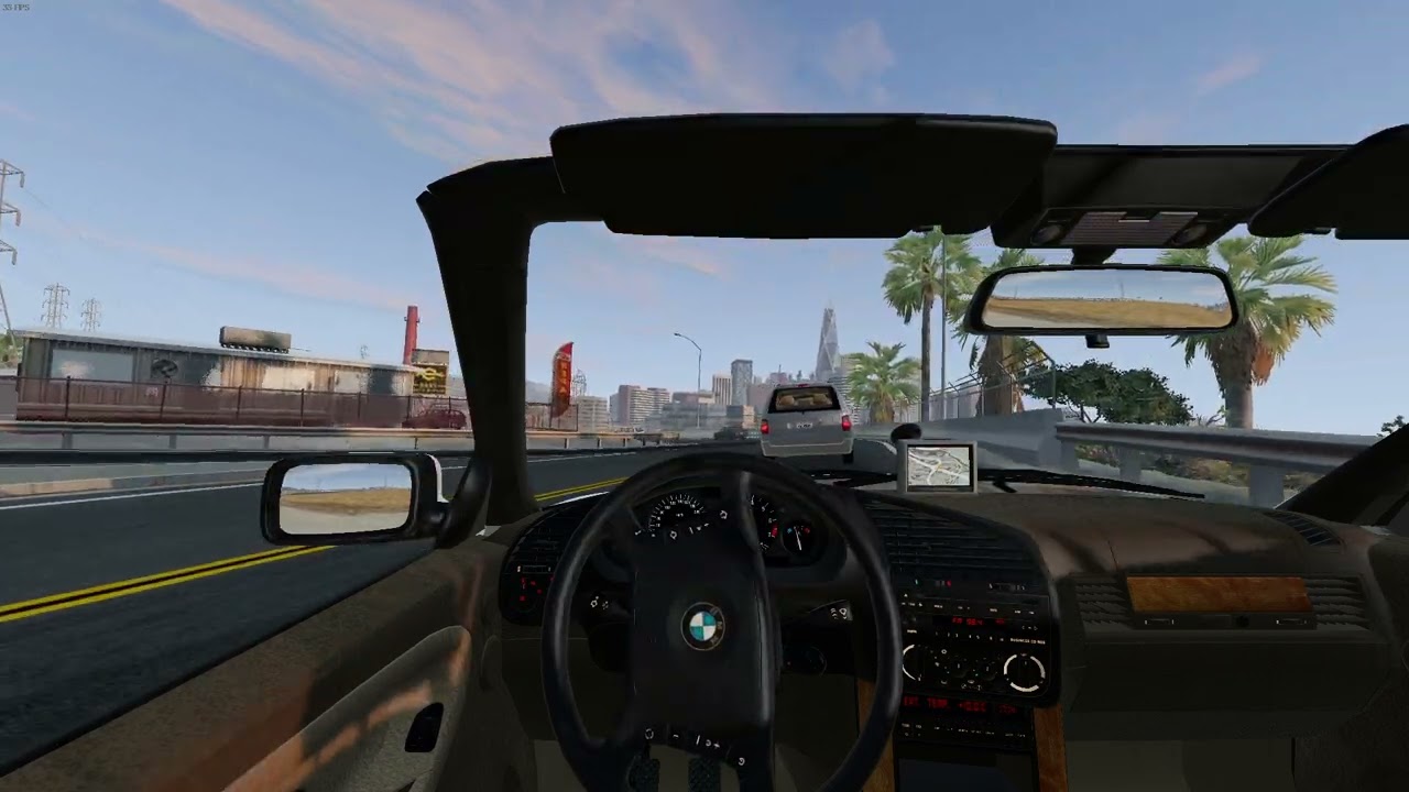 BMW E36 320i Cabrio POV DRIVE - BeamNG.drive